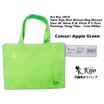 1812 Kijo Non Woven Bag Woven-Apple Green